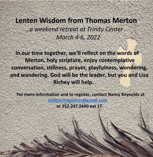 Lenten Retreat at Trinity Center